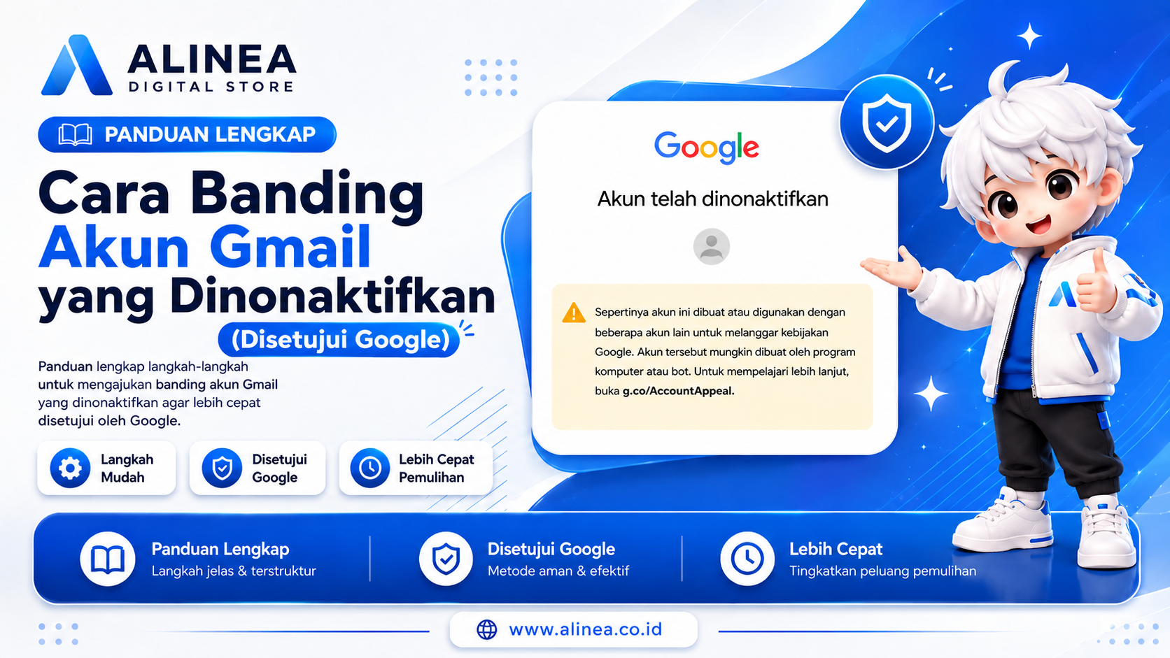 Cara Banding Akun Gmail yang Dinonaktifkan (Disetujui Google)